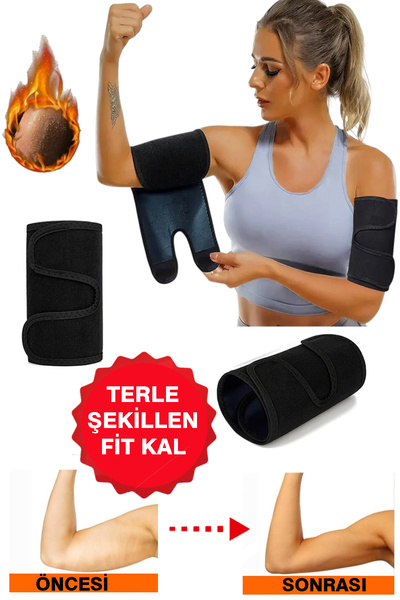 KAŞIKBEY ARM Kol Şekillendirici Terletici Sarkma Giderici Engelleyici Bant Ko...