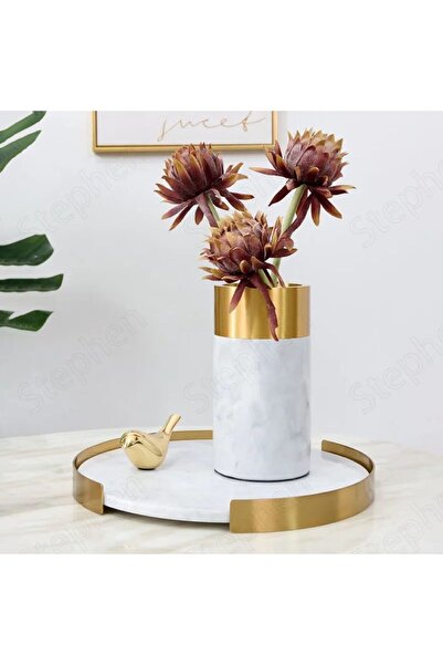 Ltc home furniture Round Marble Tray