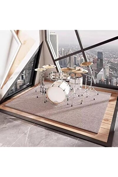 Generic حصيرة طبول عازلة للصوت بسمك 6 مم، وسادات صوتية، سجادة للبيانو والطبول...