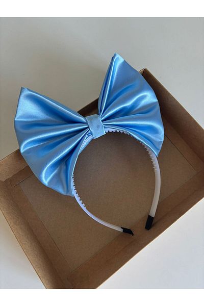 Stil Tasarım Toka Blue Bow Big Crown