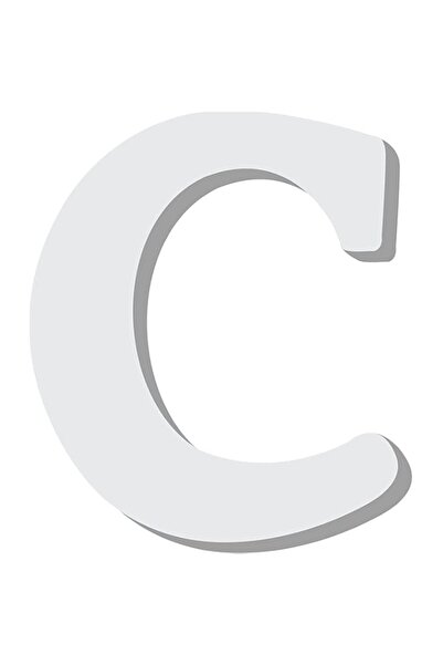 Generic HCR-4701C Rosymoment Alphabet C Wooden Decorative Wall Letter for Chi...