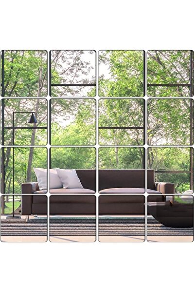 Generic Removable Acrylic Mirror Setting Wall Sticker Decal DIY Modern Decora...