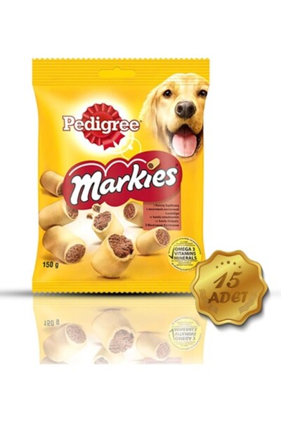 Pedigree Markies Köpek Ödül Bisküvisi 150 gr x 15 Adet
