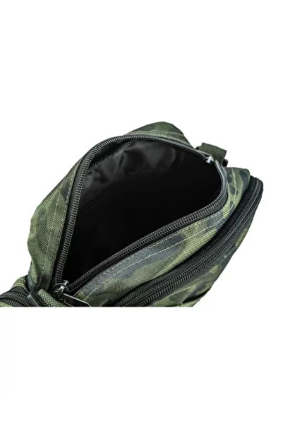 NEO Touristic/Travel Shoulder Bag, Survival Model, Camouflage, 8 Pockets, 8.5 x 25.5 x 19.5 cm