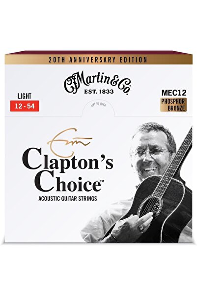 Martin MEC12LTD20 Claptons Choice Corzi pentru chitară acustică 012 Set 20. A...
