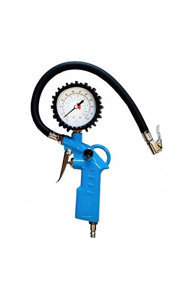 richmann Tire pressure gun, with pressure gauge, 1/4", 15 bar,