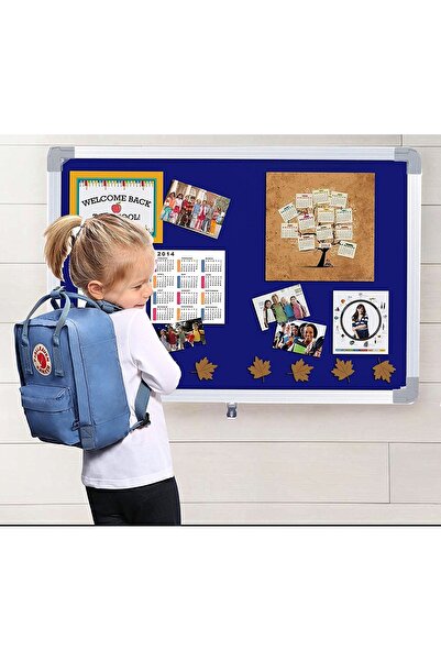 Generic Soft Bulletin Lightweight Notice Board with Aluminium Frame 50x70cm for Home, Office & School