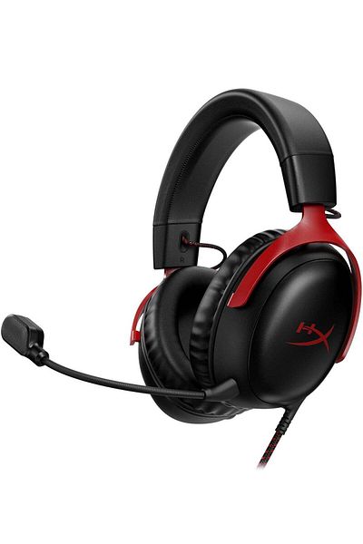 HyperX Cloud III Gaming Headset - Black/Red