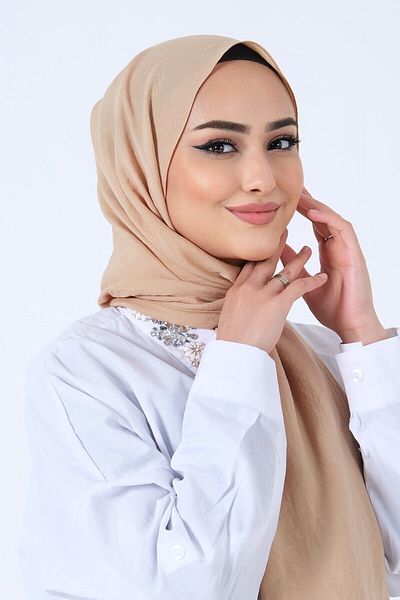 HAREM SCARF Cappuccino Harem Scarf İncila Shawl