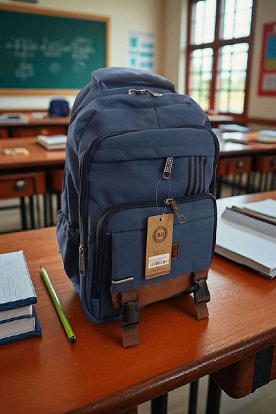 ÇEÇEN HOME 5-Eye Backpack with Laptop Compartment Waterproof Fabric, Daily-Office-School Backpack