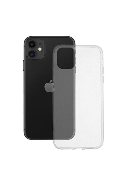 OEM Carcasă din silicon transparent Techsuit pentru iPhone 11, transparentă