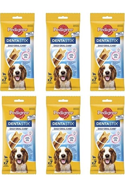 Pedigree Dentastix Medium Large 7'li Köpek Ödül Maması 180 gr x 6