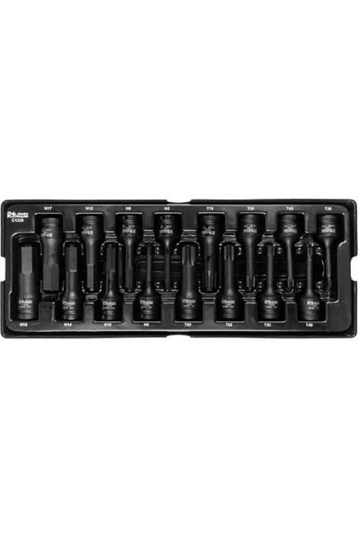 richmann exclusive TORX and HEX impact socket set, drawer TYPE A, 16 pcs, RICHMANN