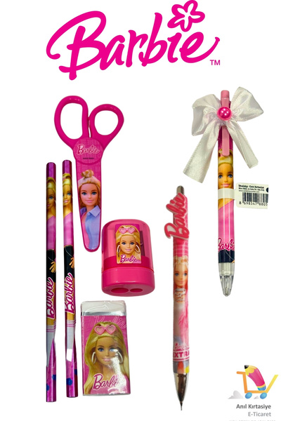 Barbie Lisanslı Versatil Okul Seti 7 Parça