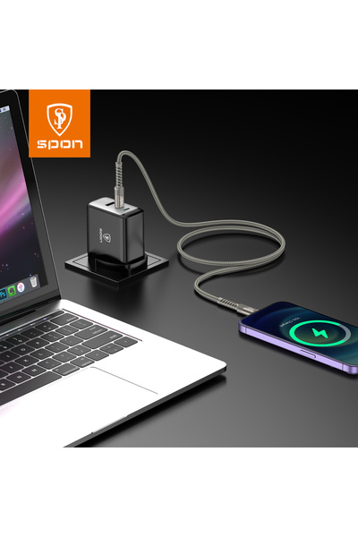 SP SPON Spon 2m 35W Lightning PD Fabric Cable