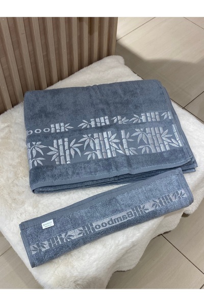 Bamboo 2’Lİ BAMBU BANYO VE SAÇ HAVLUSU