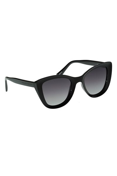 Polar Glare Polarized Sunglasses Women Polar Glare PG6942A, Plastic, Black, 51 mm