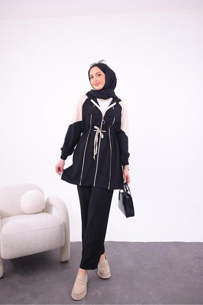 Tebrikler tekstil Women's Summer Hijab Suit Model G3338