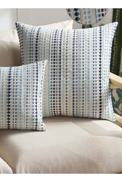 Generic The Manatees Decorative Throw Pillow Cover, Linen Cotton Jacquard Geo...