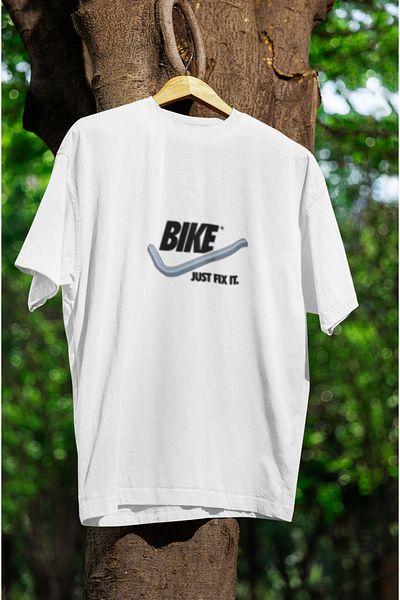 MG Bike Printed Unisex Circle Neck Cotton Oversize Fit Short Sleeve T-Shirt