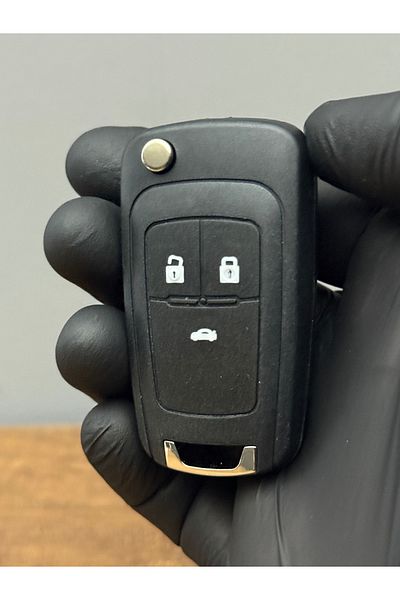 Luxe Aksesuarr Opel Astra J Insignia Vauxhall Switchblade 3 Button Key Control Shell