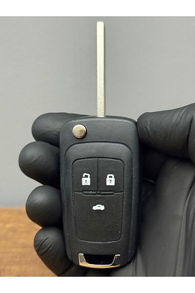 Luxe Aksesuarr Opel Astra J Insignia Vauxhall Switchblade 3 Button Key Control Shell
