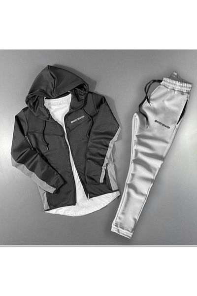 ByFourMan Men's Printed Wrst Tracksuit Set