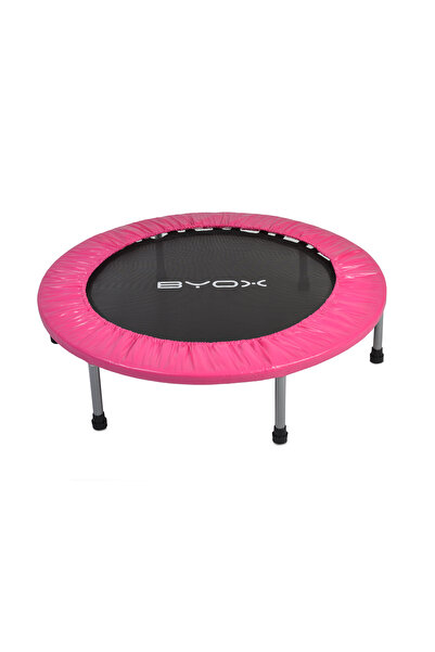 byox Trambulină sarituri Pink 101 cm pentru copii și adulți – capacitate 100 kg, interior