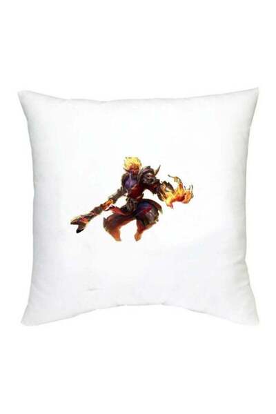 Generic Mobile Legends Character Printed Decorative Cushion White/Gold/Yellow...