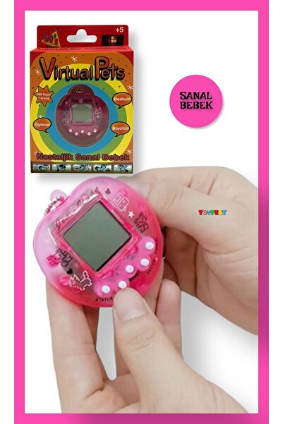 MOODİES Nostaljik Sanal Bebek Virtual Pets - Kalp Pembe