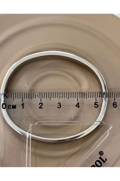 Yegane Çelik silver taşlı bileklik (Bebek boy)