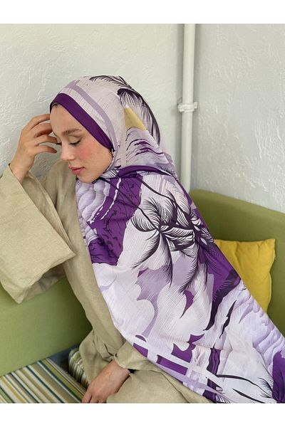 Modakaşmir شال لينا بنمط النخيل