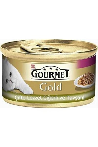 Gourmet Marka: Çifte Lezzet Ciğerli & Tavşanlı Yaş Kedi Maması 85 Gr Kategori...