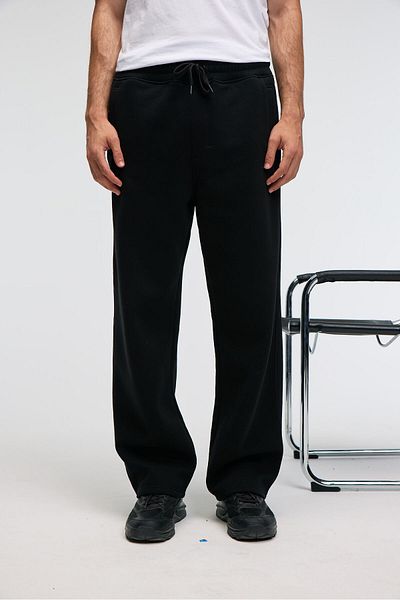 GRIMELANGE Benson men's elastic waist Relaxed Fit black sweatpants