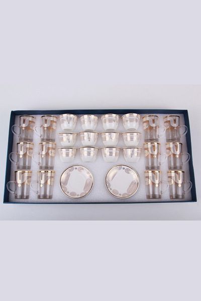 Generic Tea and coffee cups set with saucers