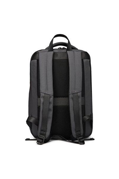 SMART BAGS C-Active Business Oxford Fabric Backpack with Laptop Compartment and USB Port