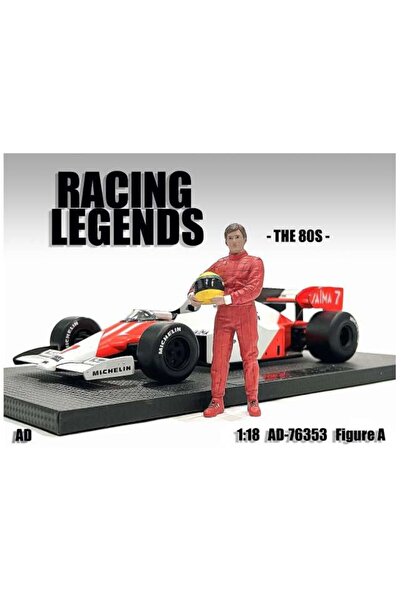 American Diorama Figurina Figure A Race Legends series 80's 1:18 American Dio...