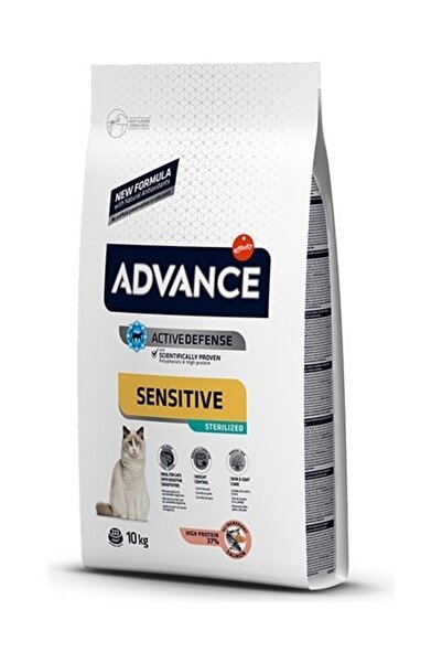 Advance Sensitive Somonlu Kısırlaştırılmış Hassas Kedi Maması 10 kg