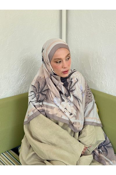 Modakaşmir Şal Lina cu model de palmier