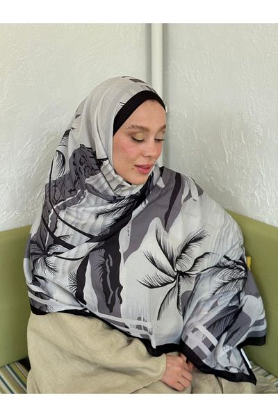 Modakaşmir Şal Lina cu model de palmier
