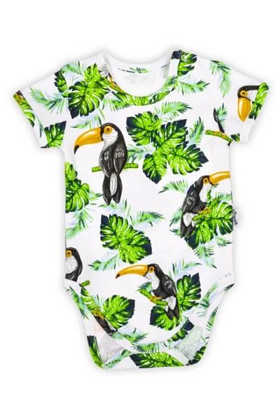 Nicol Short Sleeve Baby Bodysuit 'Tukan' (186097) Size 74