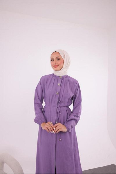 Tebrikler tekstil Women's Summer Long Hijab Suit Model G3390