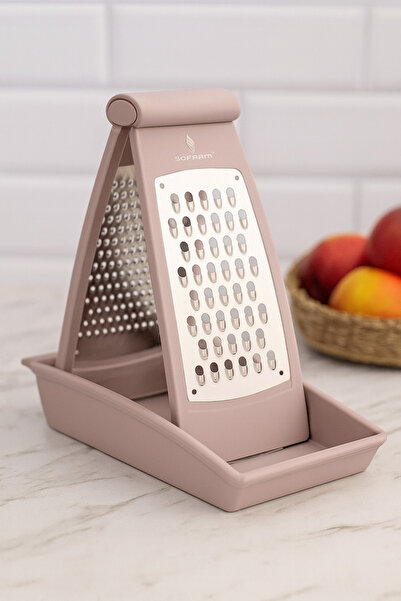 Genel Markalar Smart Pembe 2 Parça Rende Seti – Paslanmaz Çelik, Katlanabilir...