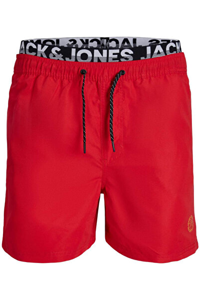 Jack & Jones Σορτς JACK & JONES Fiji Μαγιό - 12227254-Κόκκινο