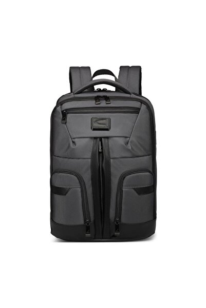 SMART BAGS C-Active Business Oxford Fabric Backpack with Laptop Compartment and USB Port