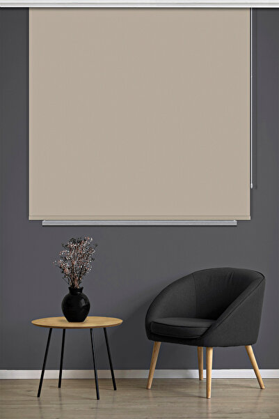 Noveva Home 608 Koyu Bej Güneşlik Stor Perde Ofis Mutfak Perdesi Çocuk Odası ...