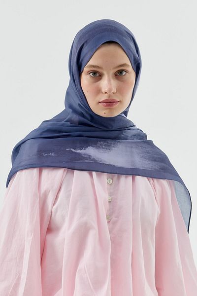 Modakaşmir Melt Pattern Cotton Shawl