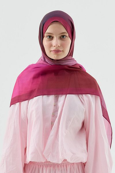 Modakaşmir Mirage Pattern Cotton Shawl