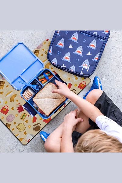 MatGo School Breakfast Navajo White Liquid Proof Lunch Mat Non-Slip Washable School Dining Pad 35x45cm