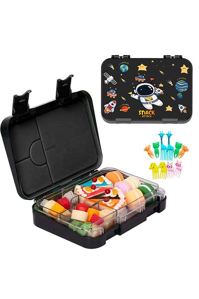 Snack Attack Space Astronaut Kids Bento Lunch Box